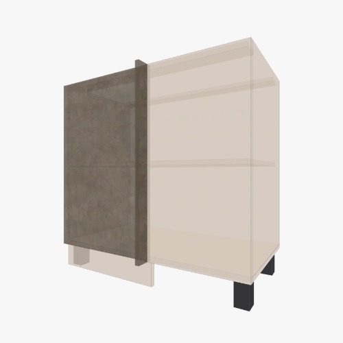 Тумба кухонная угловая. Слева