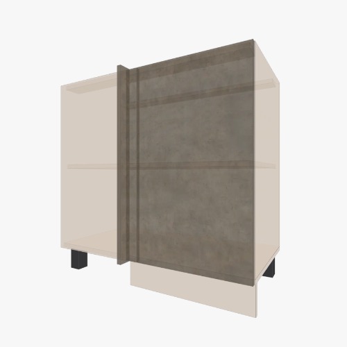 Тумба кухонная угловая. Справа